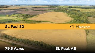 St. Paul 80 I AB Farm Land For Sale I St. Paul, AB