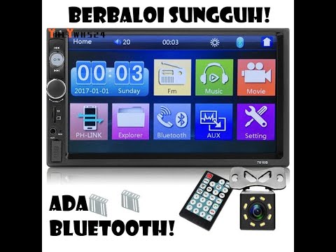 MP5 Player 7010B | Review & Cara Pasang! | Radio Player murah ada Bluetooth beli di Shopee!