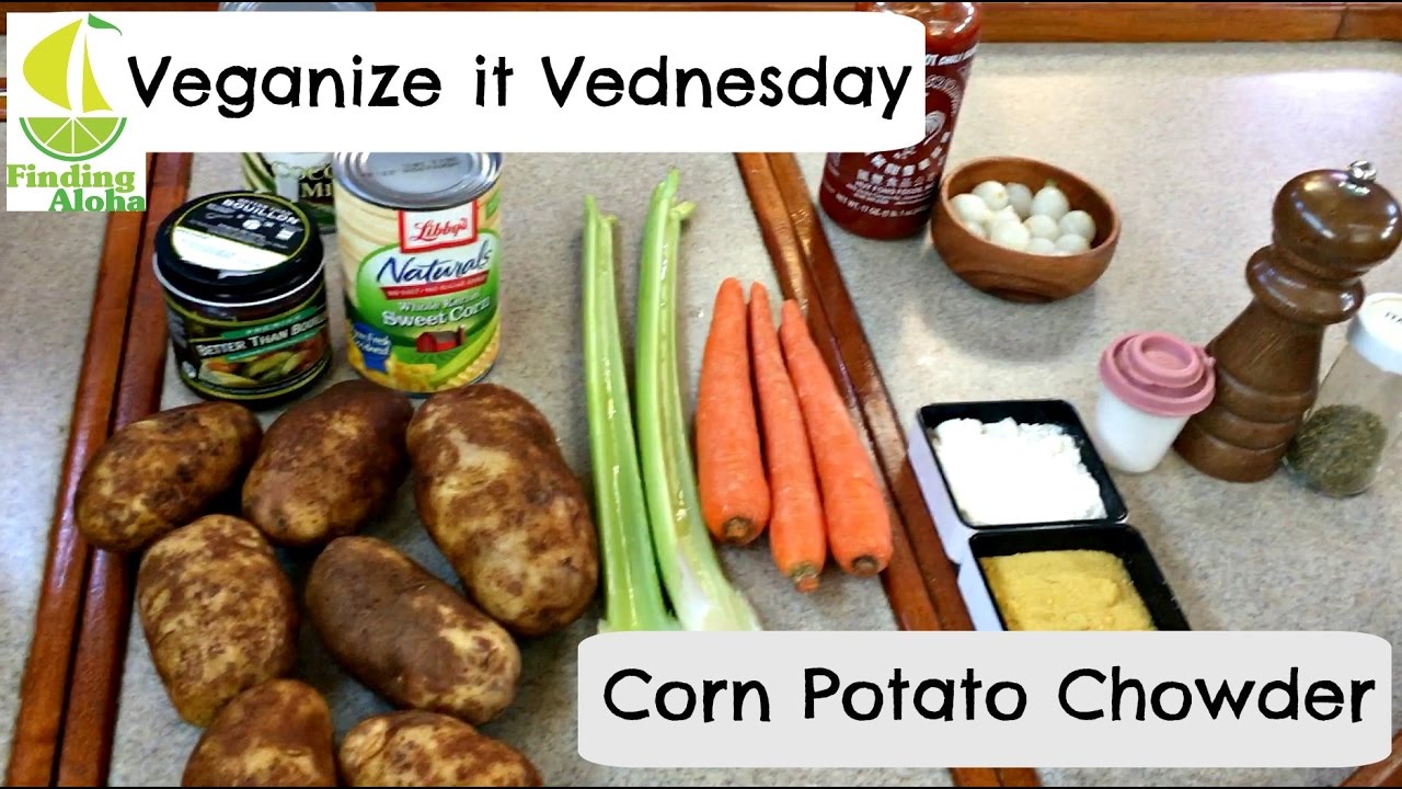 Vegan Corn Potato Chowder