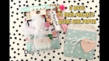 DAY 2 🌟 6x6 Paper | Mini Double Pocket Happy Mail Idea | Project Series #2 | NO Scoreboard