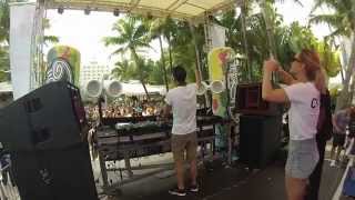 Marc Benjamin live at Mixmash Pool Party (Miami Music Week) National Hotel 27-04-14 (Go Pro)