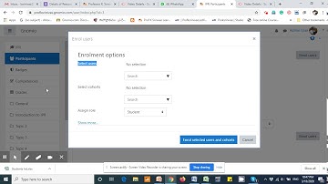Moodle Course | Assigning the User with Student Role