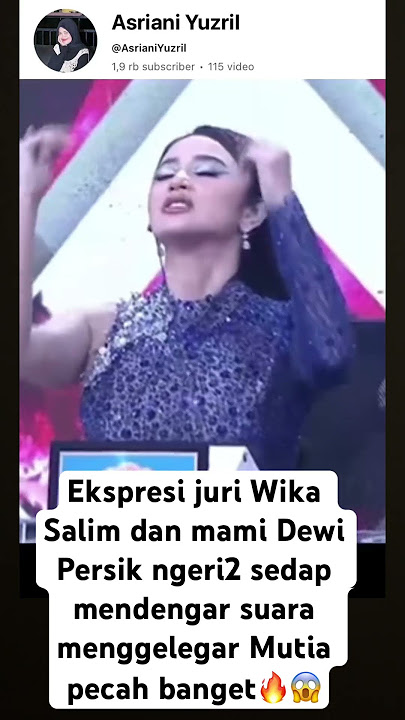 Wika Salim dan mami DP ngeri ngeri sepan mendengar suara menggelegar Mutia #da7 #indosiar #trending