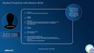 Skyline Proactive Unit (SPU): Case 1020716