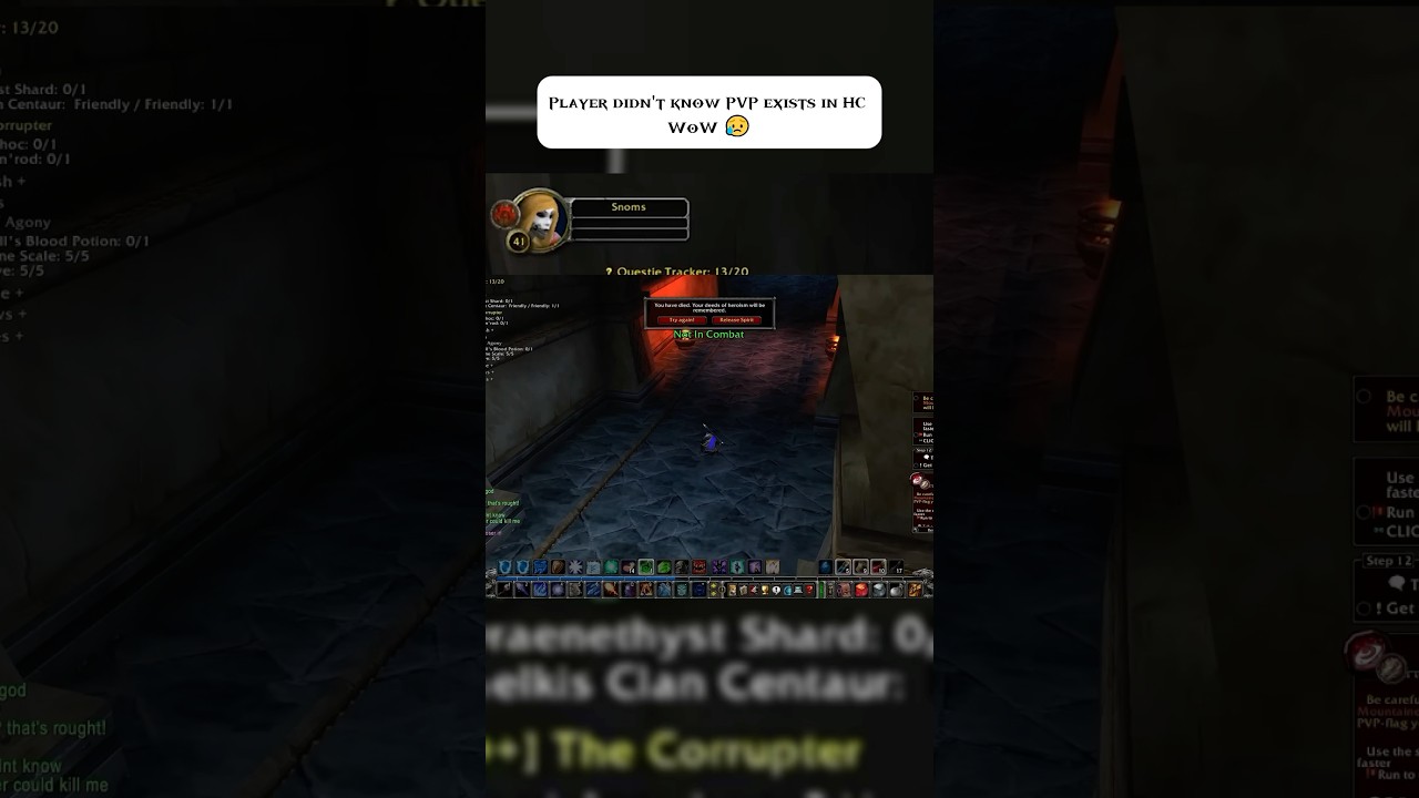 Hardcore WoW PvP fail 😭