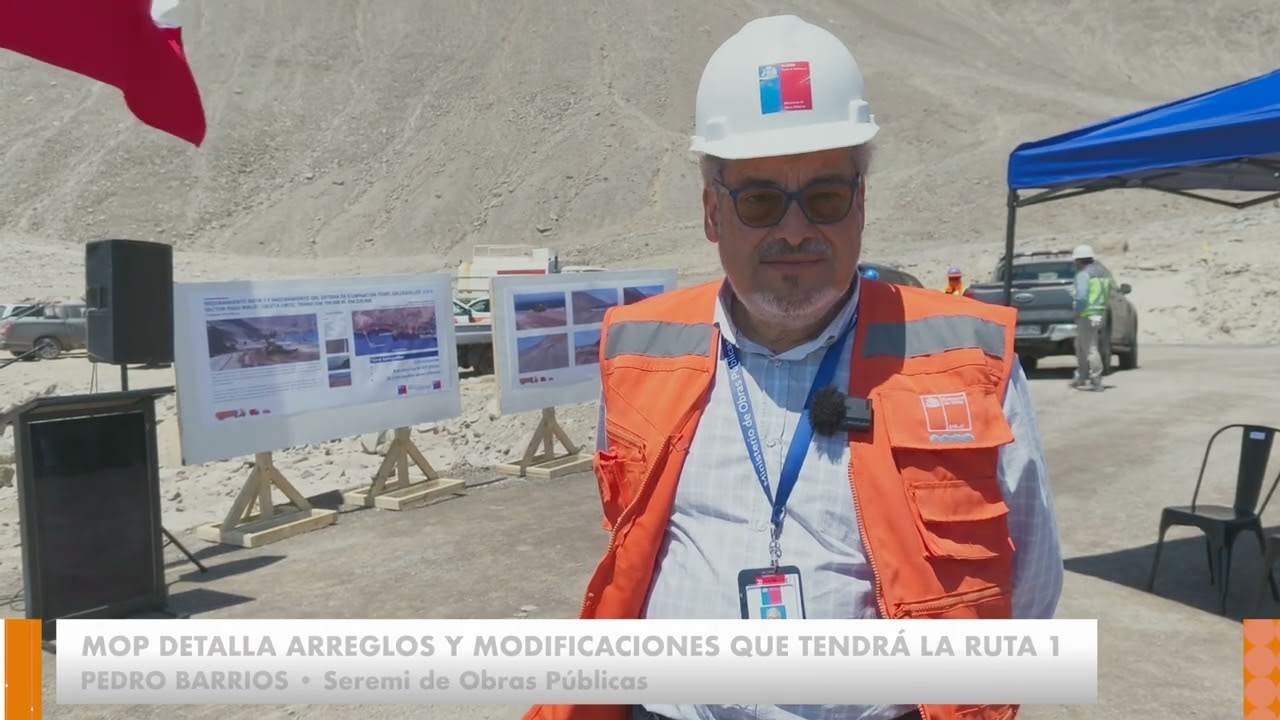 MOP confirma el inicio de las obras viales en Ruta 1 desde Paso Malo a Caleta Urco