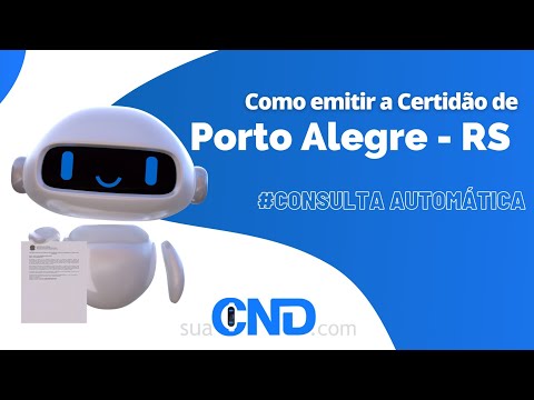 Como emitir a certidão negativa municipal de Porto Alegre em menos de 1 minuto! :)