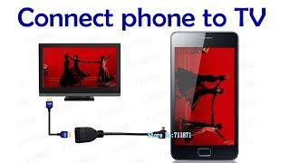 Mhl how to connect smartphone tv led hdtv. convert your small mobile
screen into from cable, you can do anything on big ...