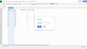Frequency Table in Google Sheets
