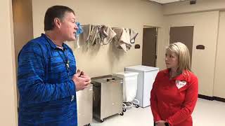 Facebook Live touring UHS Physical Therapy Greene