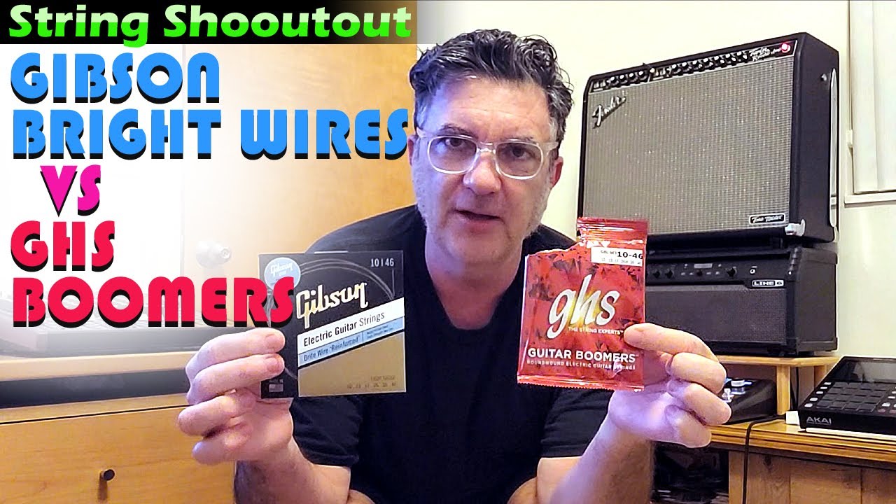 Guitar Crap String Shootout: Gibson Brite Wires VS GHS Boomers