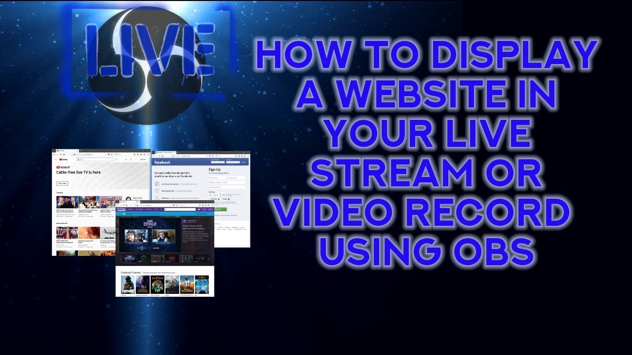 stream live video to website free