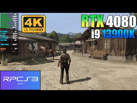 Red Dead Redemption : RPCS3 Emulator | RTX 4080 + i9 13900K | 4K