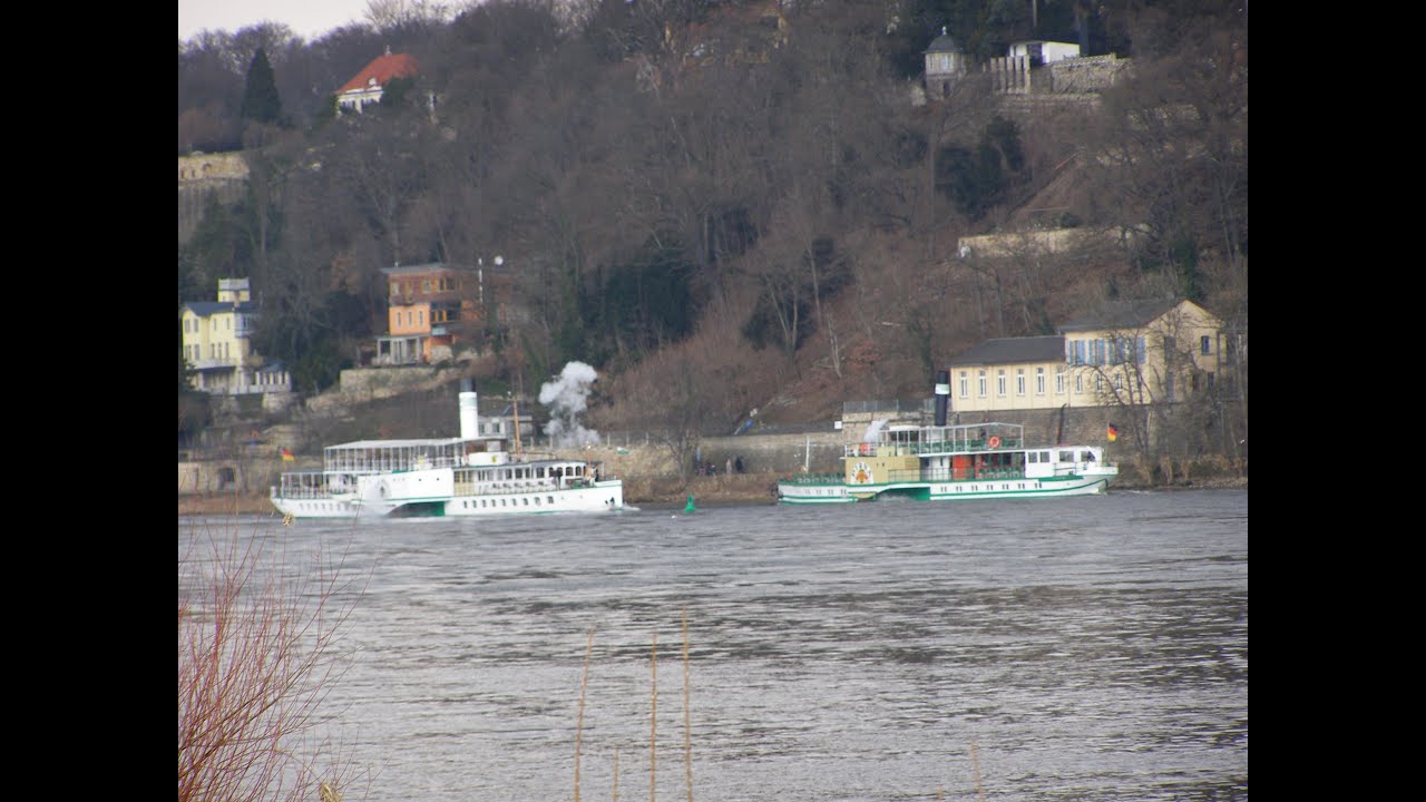 Die Sächsische Dampfschifffahrt zu Ostern 2013 [HD]- Elbe - Dresden