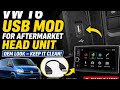 Vw T6 Usb aftermarket head unit mod (part in description)