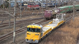 2021/02/18 【試運転】 キヤE195系 ST-13編成 東京貨物ターミナル駅 | JR East: Test Run of KiYa E195 Series Rail Carrier