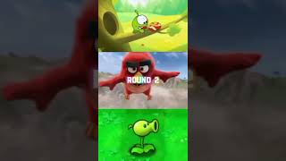 Red Vs Om Nom Vs Peashooter Ending This Stupid Debate
