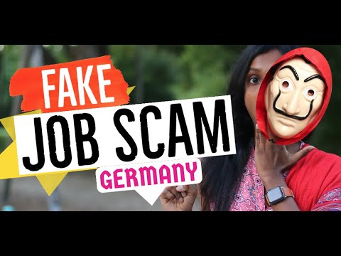 BIGGEST JOB SCAM in GERMANY - BEWARE - FAKE JOB ADVERTISEMENT