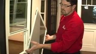 Removing your screen from New York Sash Double Hung Window