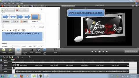 How to create and edit video (Camtasia Studio 7)