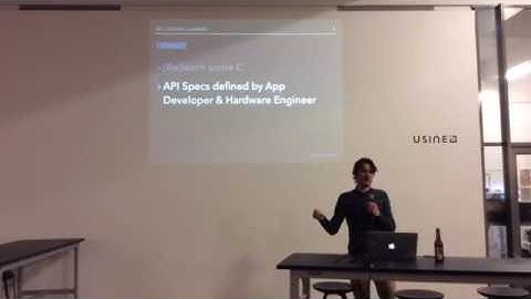 Talk - iOS / IoT lesson learned - Meetup Internet Of Things - Usine.IO