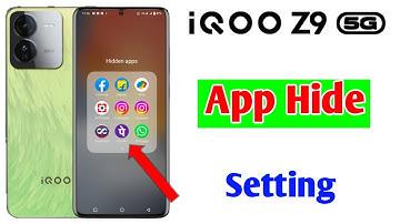 iqoo z9 5g me app hide kaise kare | how to hide apps in iqoo z9 5g | iqoo z9 5g app hide setting
