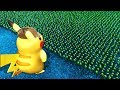 SUPER Detective Pikachu VS 1,000,000 Zombies (Ultimate Epic Battle Simulator / UEBS Funny Gameplay)