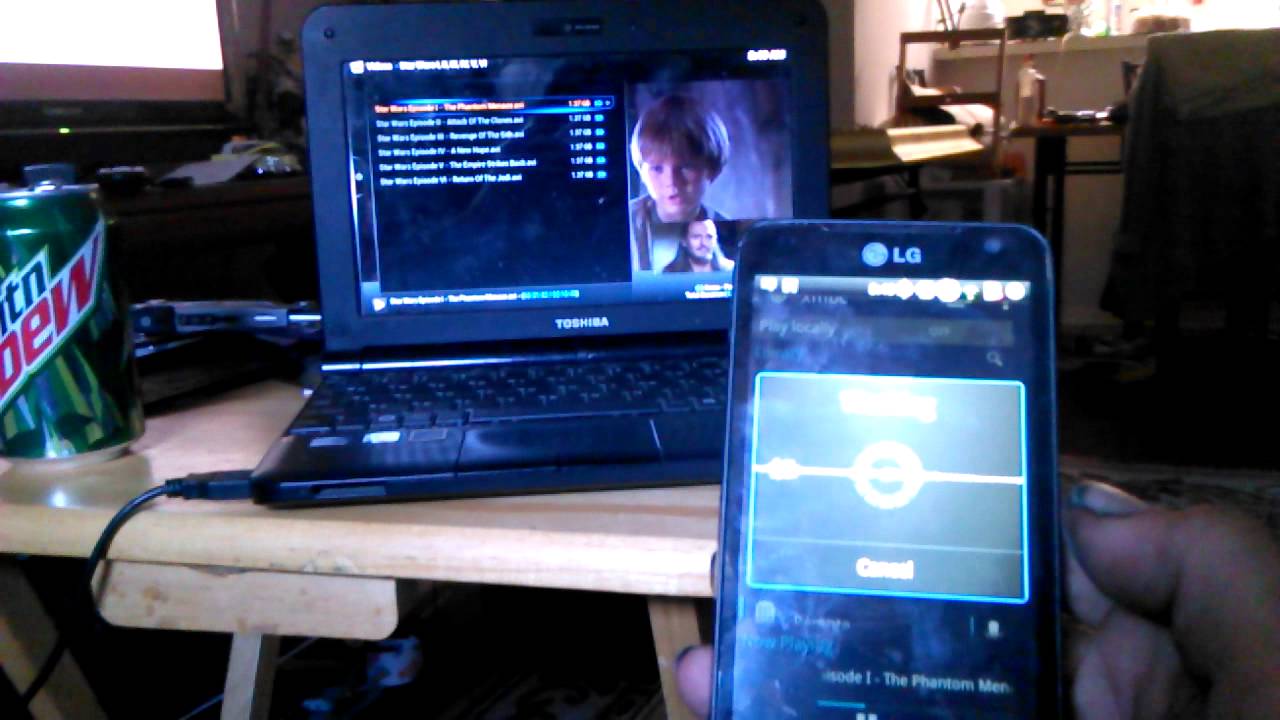 Xbmc and yatse remote