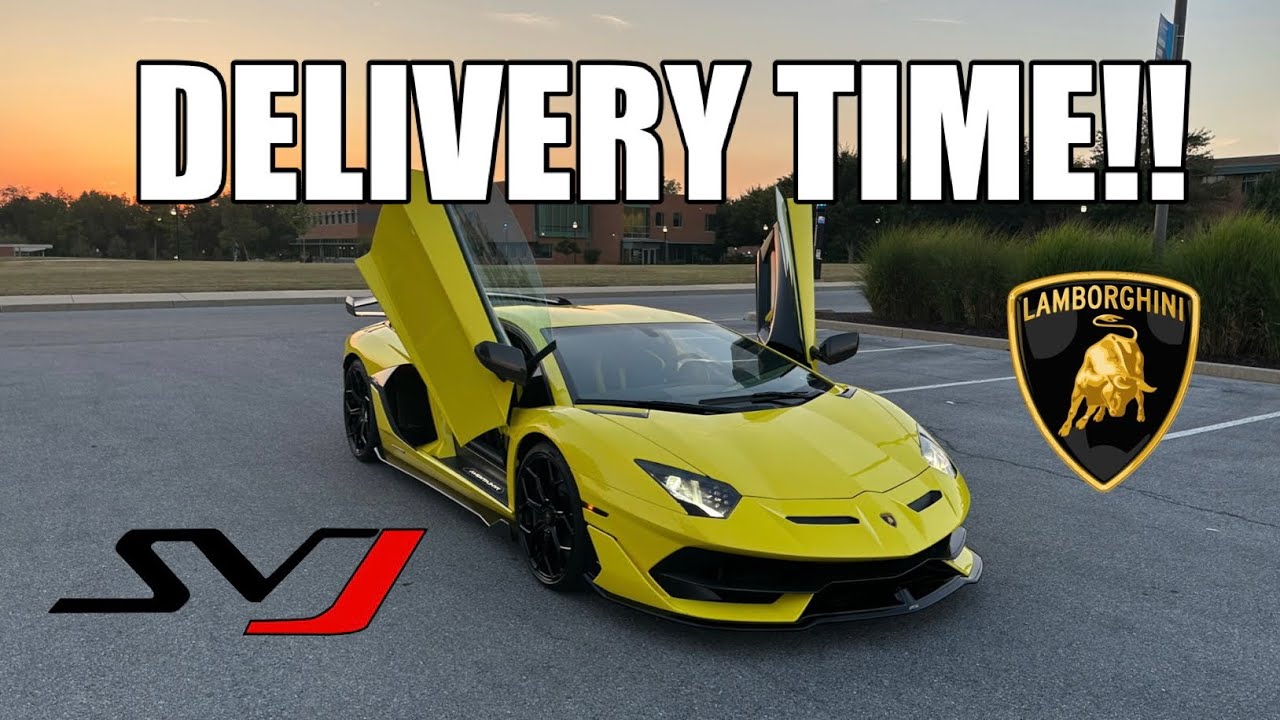 TAKING DELIVERY OF A LAMBORGHINI AVENTADOR SVJ