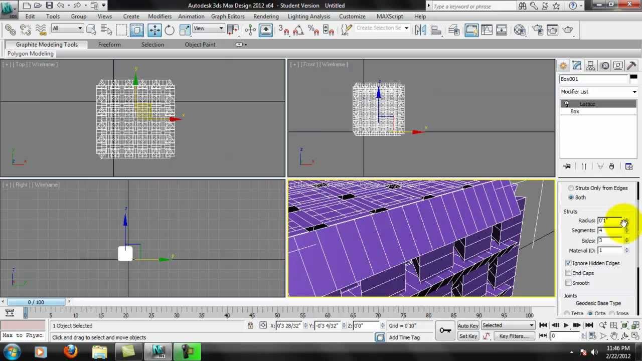 Beloved Akrobatik Array af Autodesk 3ds Max Design 2012 - Week 1 - YouTube