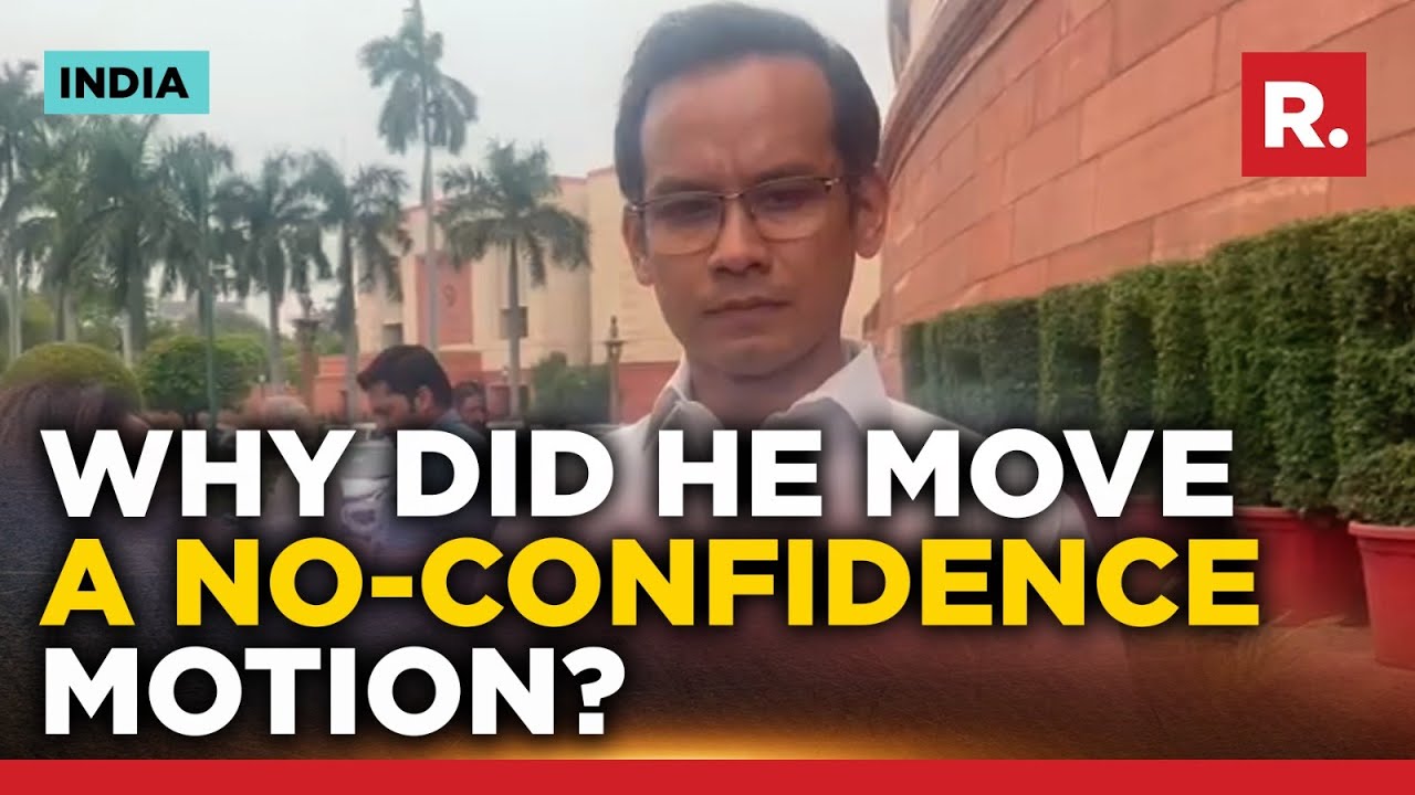 'I moved no-confidence motion against Modi govt because...': Congress MP Gaurav Gogoi explains