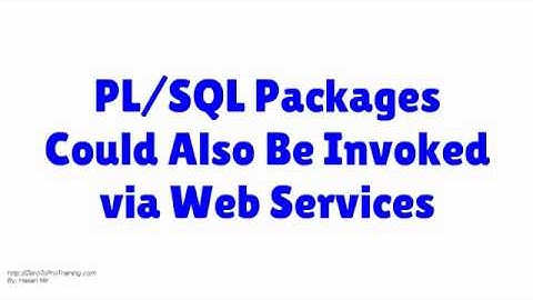 Oracle and Web Services