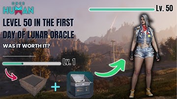 Once Human | LVL 50 in 9 hours!!! but... was it worth it? Manibus Lunar Oracle rush