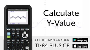Calculate Y-Value - Manual for TI-84 Plus CE Graphing Calculator