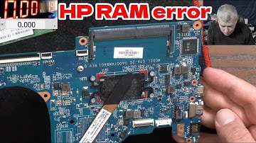 HP laptop komt zonder beeld - 3 lange en 2 korte Caps Lock-led knippert, foutcodes