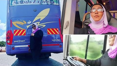 SUPER WOMAN WETU NI MWANAMAMA HALIMA DEREVA WA BASI LA SELOUS EXPRESS