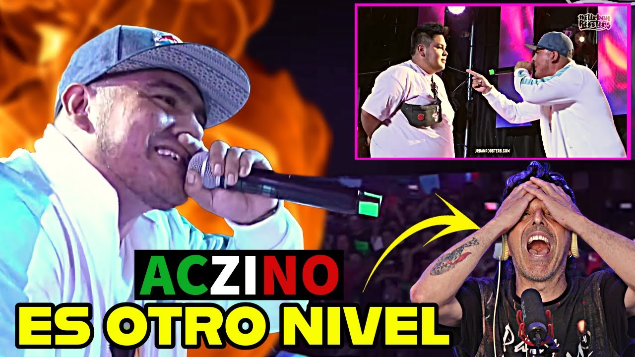 ACZINO ES OTRO NIVEL | REACCIONO A SUS MEJORES MOMENTOS EN FREESTYLE | PURA ADRENALINA
