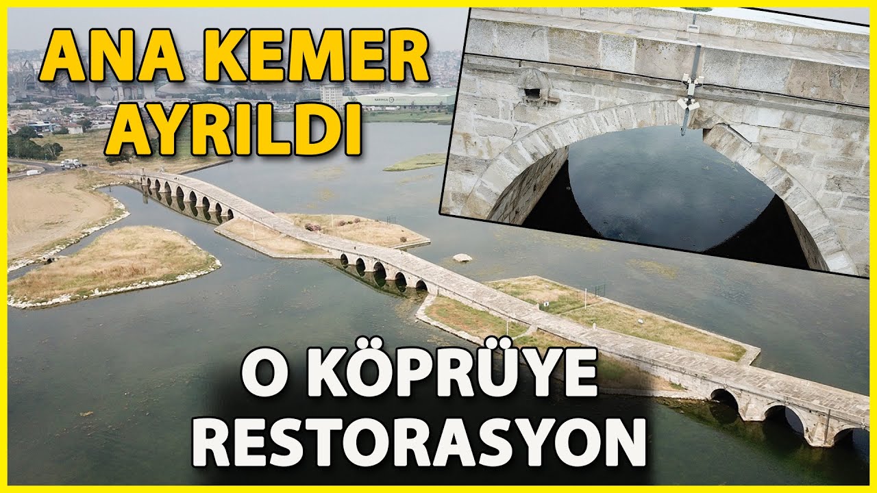 Büyükçekmece'de Çökme Tehlikesi Bulunan Tarihi Köprü için Restorasyon Hazırlığı