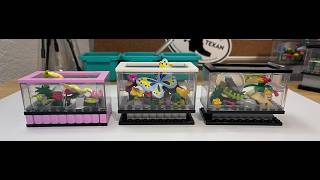 Block Tech Tiny Tanks Vivarium, Butterfly Garden, Mouse Pad Builds