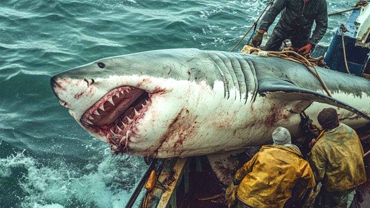 مشاهد صادمة من صيد أسماك القرش في أخطر بحار اليابان!