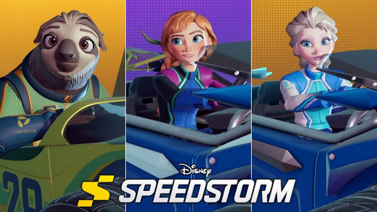 Disney Speedstorm (PC) // Online Races - Season 17 Zootopia (Flash, Frozen)