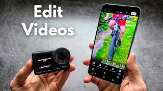 How to Edit Videos from DJI Osmo Action Camera 6, 5 Pro, 4, 3, 2 ,1 - Using DJI Mimo Phone App screenshot 4