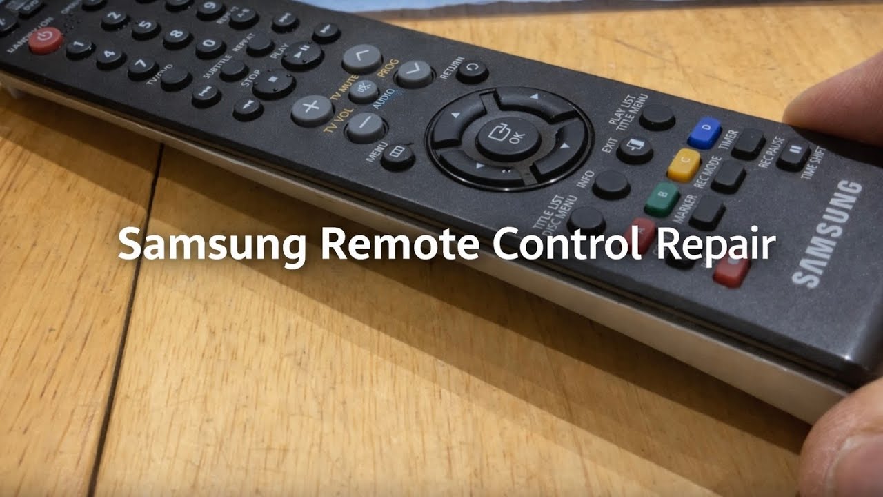TV Remote Not Working? Clean & Fix a Samsung  Remote control. 
