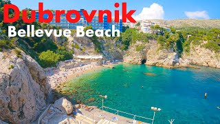 Dubrovnik Croatia 🇭🇷 4K Bellevue Beach Walking Tour 2022