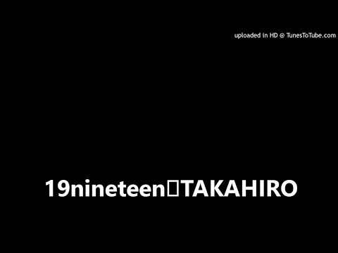 19nineteen/岡村靖幸さん　cover/TAKAHIRO