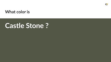 Castle Stone color #525746 hex color - Green color - Cool color 525746