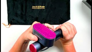 Jack ＆ Rose Travel Steamer for Clothes,100-220V Portable Iron,15s Heat Up,Steamer ＆ Iron 2 In 1, Tra