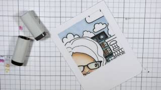 The Greeting Farm Create A Scene Farm Fresh Challenge for August 2017 @inkyfairydesigns