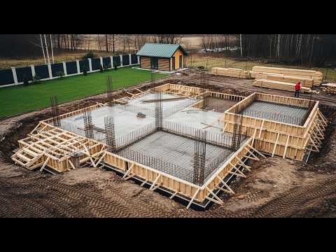 Earthquake Resistant House Foundation - Step by Step Construction (Episode 1)