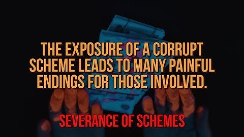 THE EXPOSURE OF A CORRUPT SCHEME LEADS TO MANY PAINFUL ENDINGS FOR THOSE INVOLVED.